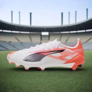 Puma ULTRA 5 ULTIMATE FG Football Boots For Men (White, 8)